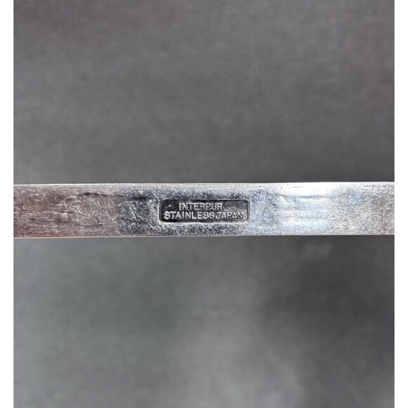 Interpur Stainless FLORENZ 8 PETAL Slotted Spoon Meat Fork Spatula Long Handle - Picture 4 of 8